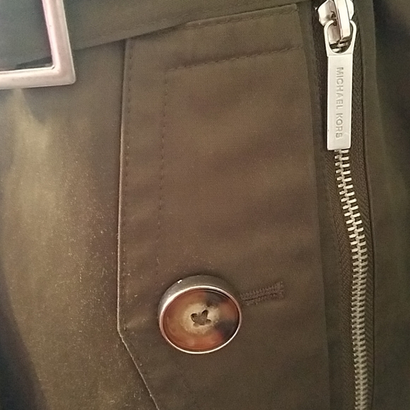 Michael Kors Trench Coat w/Removable Liner Size M - Picture 6 of 8